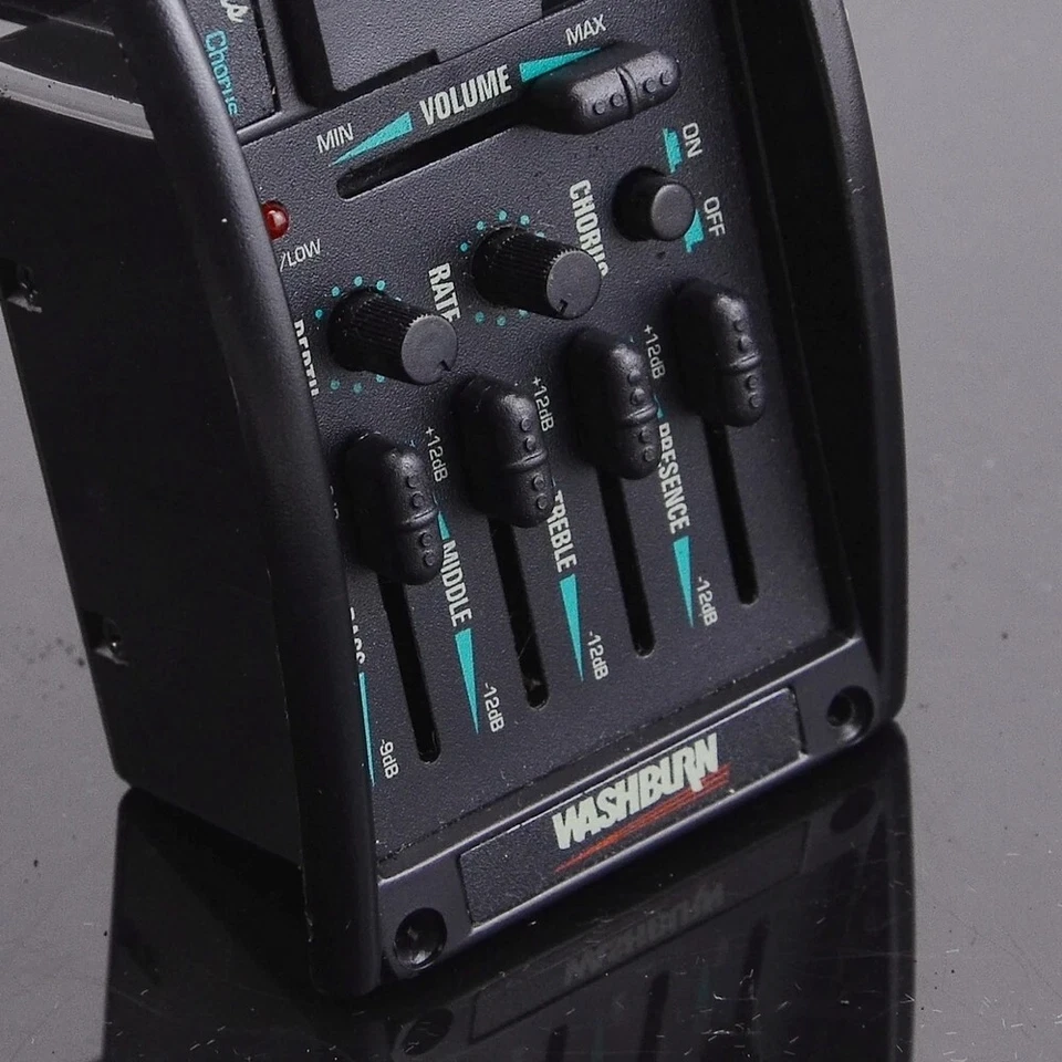 Preamplificador ecualizador de guitarra acústica Washburn pastilla ancha Foto 4 de 4