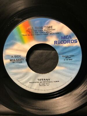 1988 Tiffany ALL THIS TIME (45RPM 7” Single) MCA (J263) | eBay
