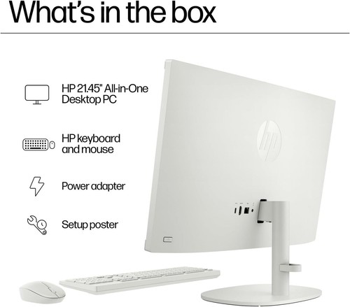HP 22" Todo en Uno FHD Intel J4025 Hasta 32GB RAM y Hasta 2TB SSD Win11 Pro+OFICINA - Imagen 3 de 10