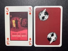 Swap Playing Card  WORLD WAR II   Historic Art Poster   Wear White