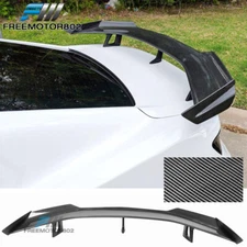 Fits 16-24 Chevy Camaro ZL1 1LE Style Carbon Fiber Print Trunk Spoiler Wing