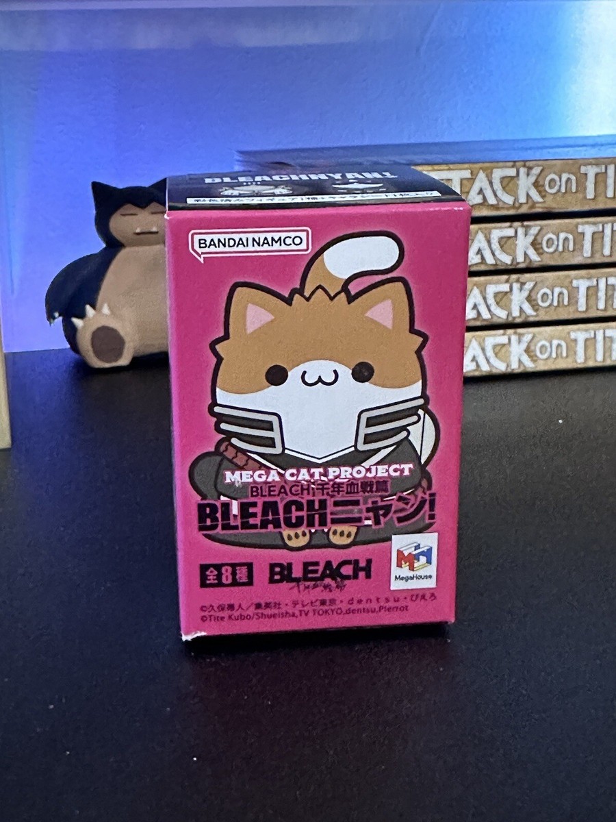 【未開封】BLEACH MEGA CAT MEGAニャン！ ねこ フィギュア Mega Cat Project Bleach Thousand Year Blood War Nyan Mini