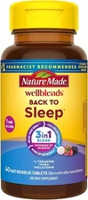 5 Nature Made Wellbl Back to Sleep Melatonin 40 Fast Dissolve Tablets Berry