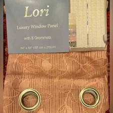 Pink Sheer Curtains Set of 2 panel 8 Grommets 54  x84  