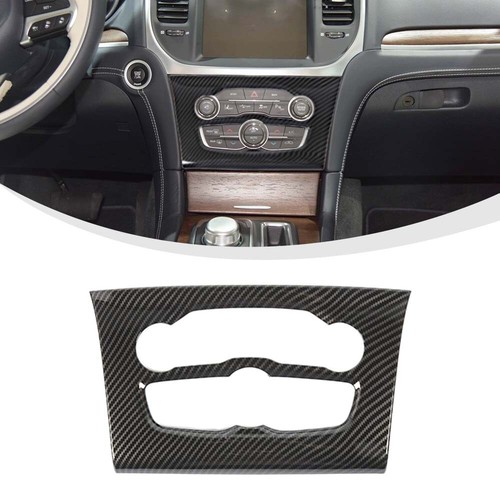 Carbon fiber Central Control Dash Decor Cover Trim Bezel for 2015+ Chrysler 300C - 第 286/371 張圖片