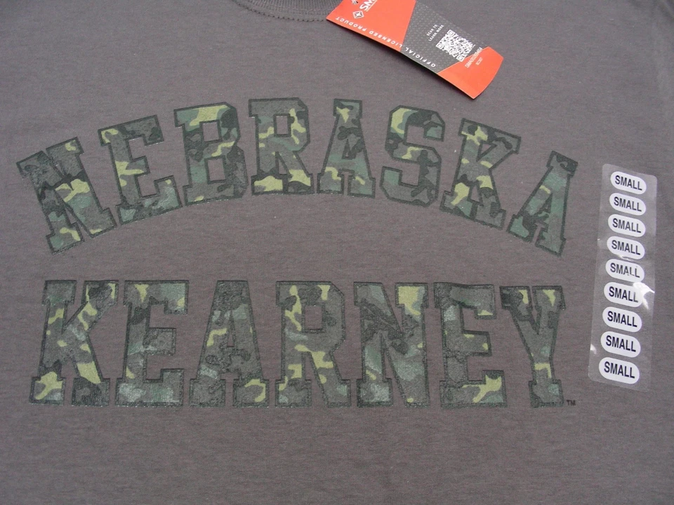 NEBRASKA KEARNEY LOPERS - NCAA DIVISION II MIAA - GRAY CAMO XL SIZE T SHIRT! - Image 3 of 4