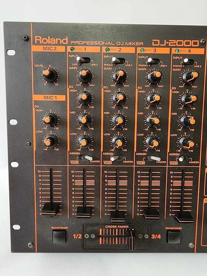 Roland DJ-2000 Professional DJ Mixer 4 channel Mixing  - Image 2 of 4