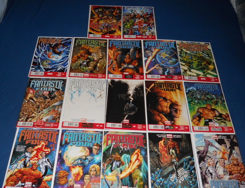Fantastic Four #1-16 (2013) (vol.4) Juego completo funcionando + #5au casi nuevo
