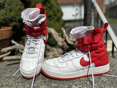 nike sf air force 1 high on feet