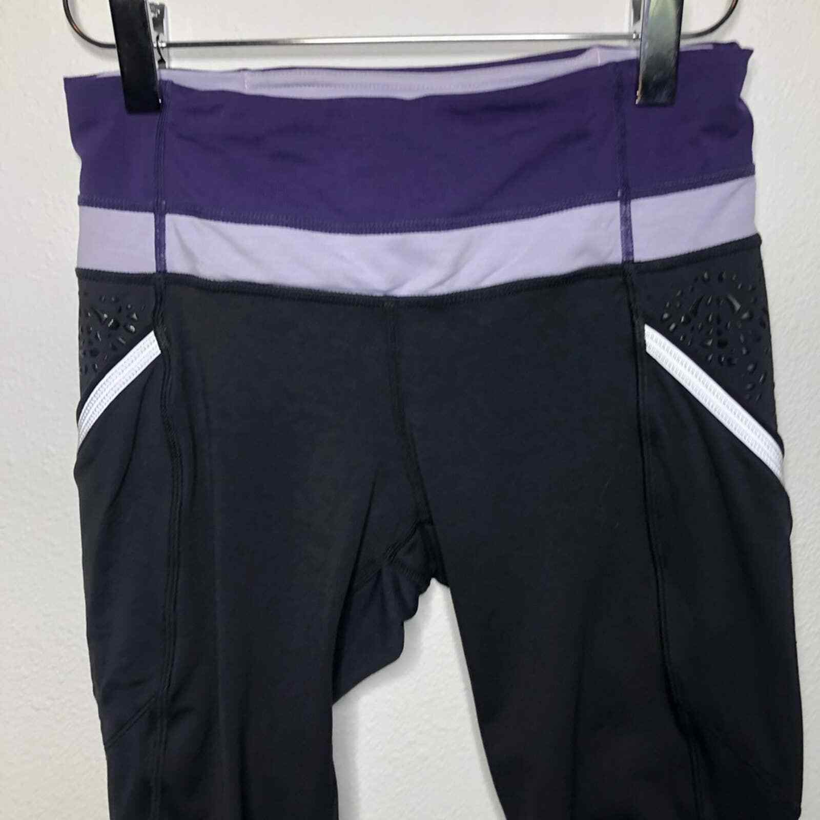 Lululemon Capri Side Pockets Reflective Leggings 4 - image 2