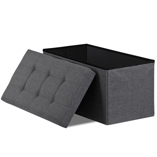 Storage Ottoman Bench Foot Rest Stool for Bedroom Entryway Living Room - Picture 31 of 90