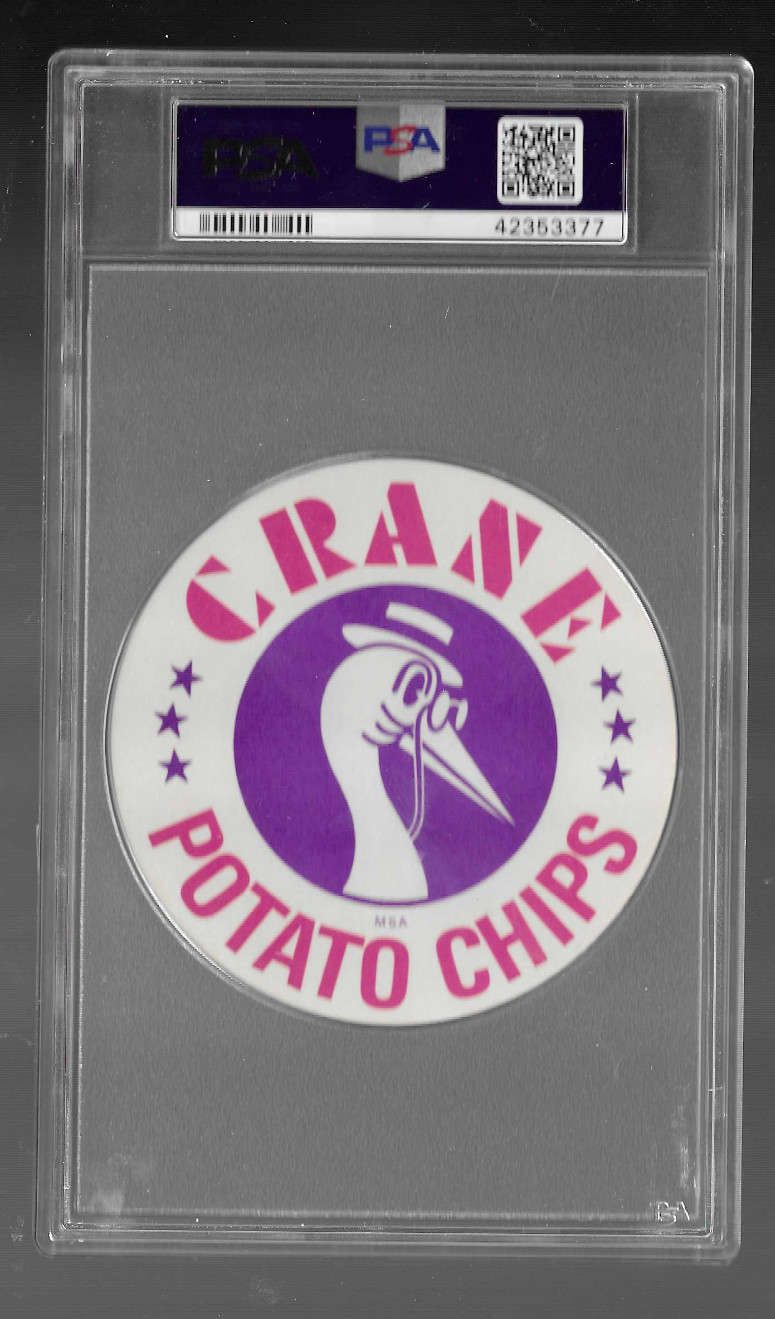 1976 Crane Potato Chips Discs Nolan Ryan California Angels PSA 10 GM MT view 2
