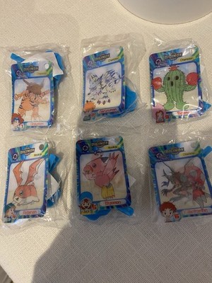 Digimon Digivice Activated Hologram Cards & Clips Bundle Set 1-6 Extrem Rare