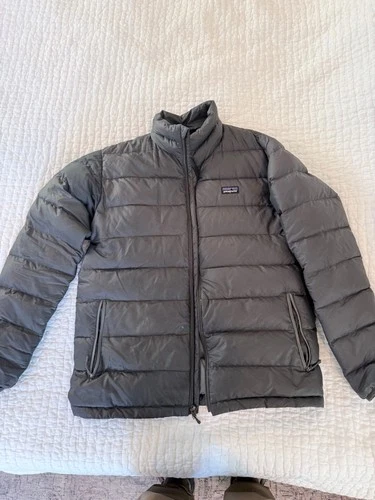 Patagonia High Loft Down Jacket Men's Medium Gray - product listing photo