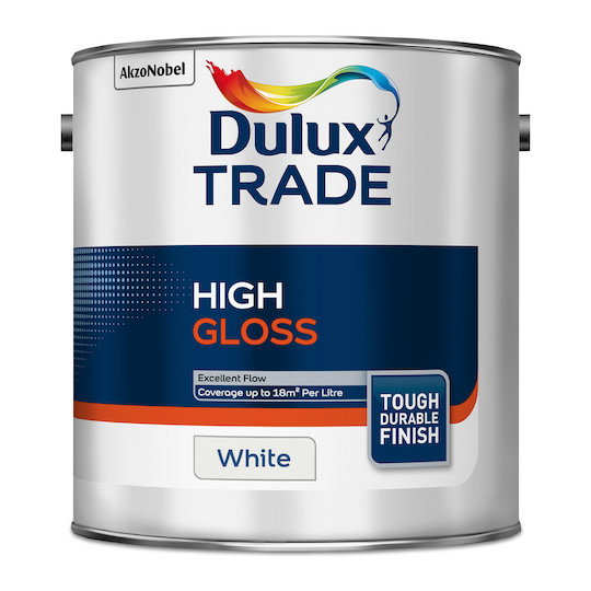 Dulux Trade White Dulux High Gloss (White) - Image 2