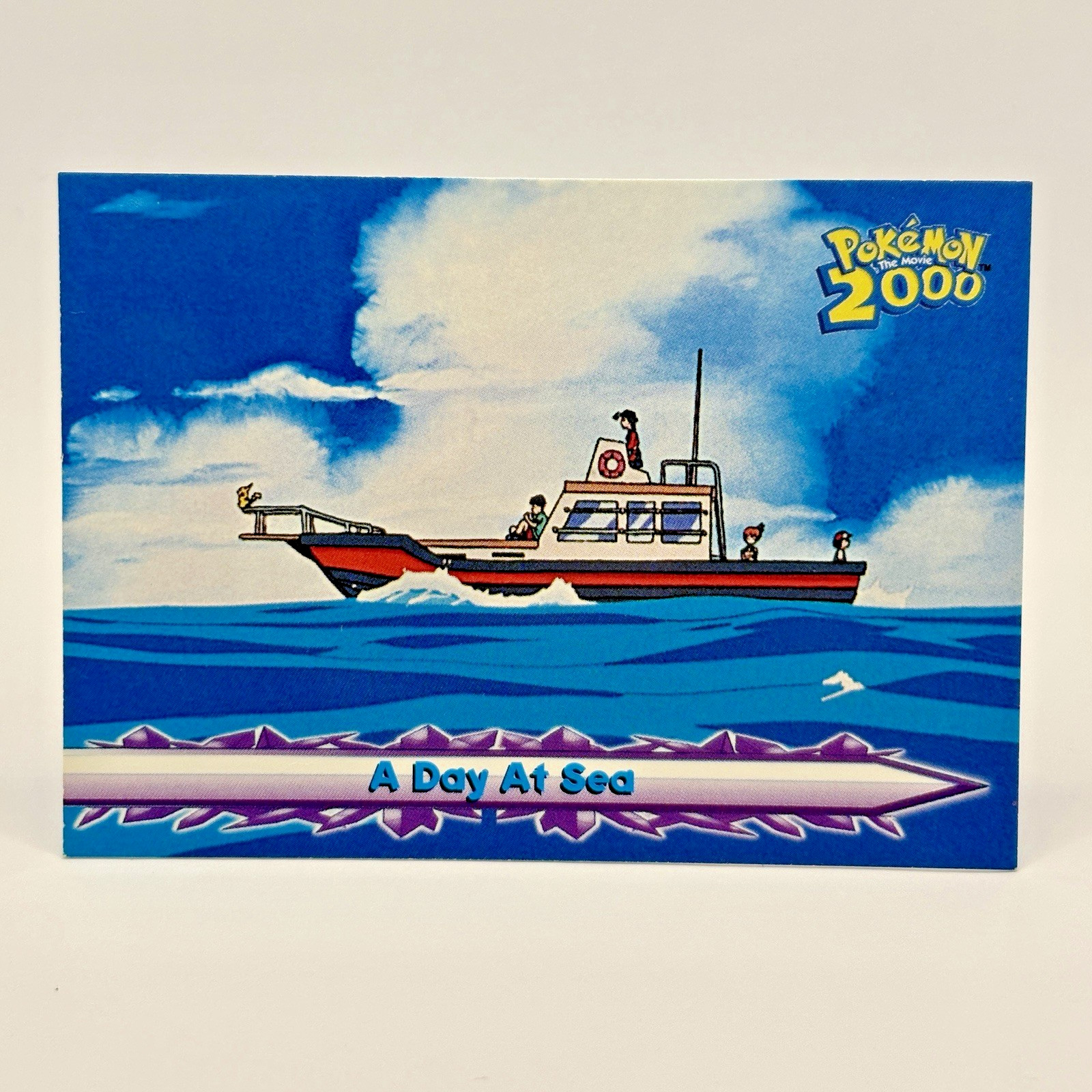 Pokemon Topps Series 1 Card | Pokemon the Movie 2000 "A Day at Sea" #17