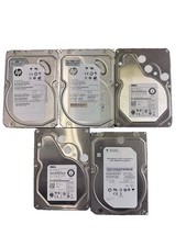 Lot of 5 IBM DELL HP 1 TB SAS 2 3.5 in Enterprise SERVER ONLY HARD Drive