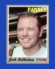 1970 Topps Set-Break #284 Jack Baldschun NR-MINT *GMCARDS*