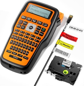 E1000 Labeler Machine with-Tape 12mm Laminated Handheld Labeling Machine