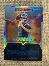 2025 Rookies And Stars Football Jared Goff Airborne Silver Prizm Lions 🔥