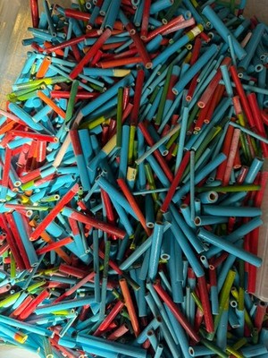 Wooden beads for crafting, assorted colors & diameters, sold in lots of 500