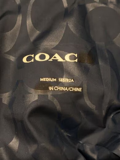 COACH Down Jacket, Medium, Polyester, NV, E1902-1… - image 6