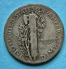 1935-D Mercury Dime. 90% Silver. Good Condition. Charity Auction/Animal Rescue. — photo 2