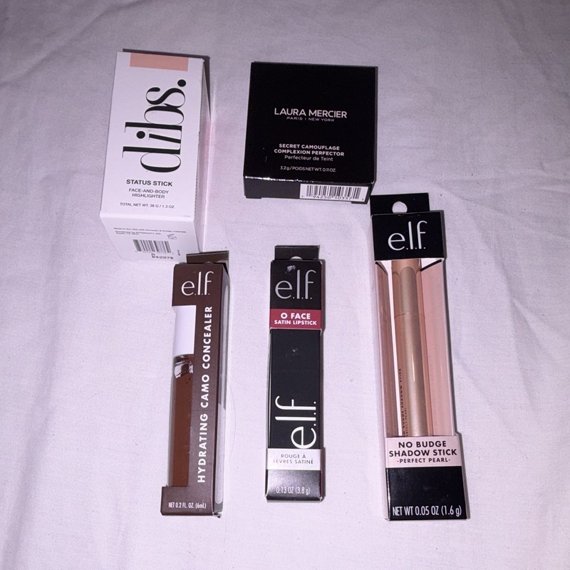 e.l.f., ILIA & Laura Mercier Makeup Lot: Concealer, Lip, Shadow, Stick