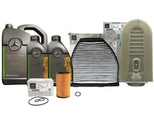 Mercedes-Benz Genuine Service Kit 7L Engine Oil 5W30 Filters For E-Class W212