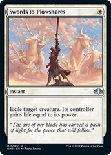 Swords to Plowshares - Foil NM MTG Dominaria Remastered