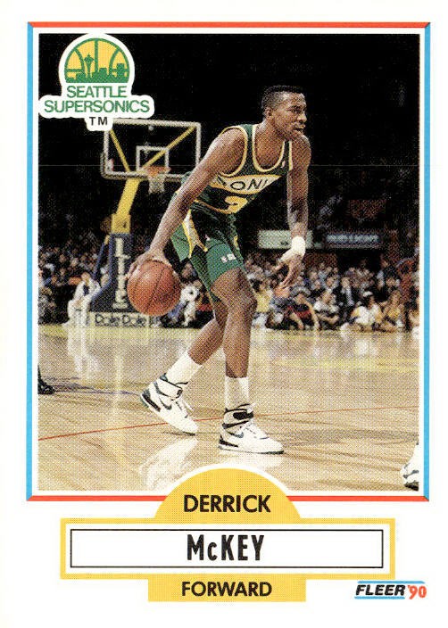 1990-91 Fleer #180 Derrick McKey