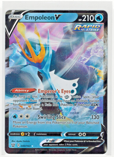 Empoleon V #40 Pokemon Battle Styles