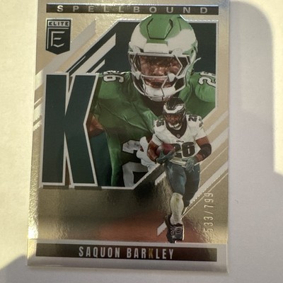 2025 Panini Elite Saquon Barkley ''K'' Spellbound /799 #4 Philadelphia Eagles