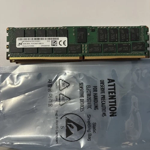 Micron 32 Go 2Rx4 PC4 2400MHz 288Pin DIMM  Module Mémoire (MTA36ASF4G72PZ-2G3B1)