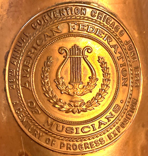 1933 Century of Progress Chicago World's Fair Copper Cup of Musicians 3.3/4"