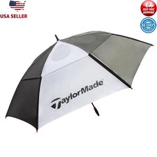 68 In Oversized Auto Open Vented Golf Umbrella Fiberglass Shaft Ergonomic Handle