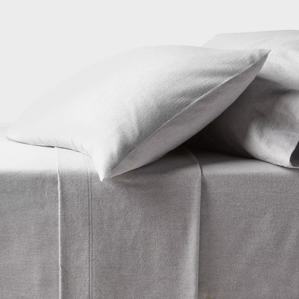 Threshold Ultra Soft Flannel Sheet Set Made in by OEKO-TEX