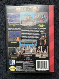 Mortal Kombat (Sega Genesis) Includes Case and Cartridge NO Manual
