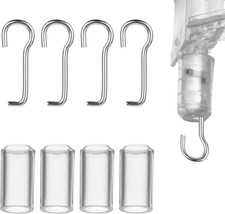 4 Set Horizontal Blinds Replacement Parts with Hook, Wire and Sleeve Collar for