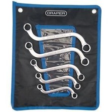 Draper 07211 S-Type Obstruction Ring Spanner Set (5 Piece) 8237/5/MM Spanner/Wre