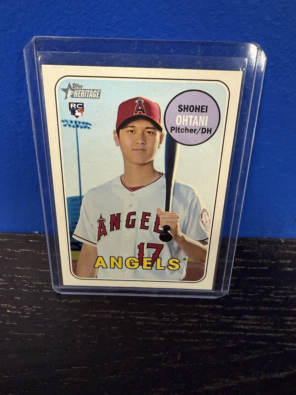 Topps 2018 Heritage High Number Shohei Ohtani Rookie #600 Los Angeles Angels