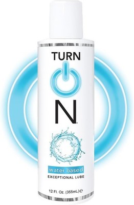 Turn On Water-Based Premium Personal Lubricant | Long Lasting, Ph Balanced, Hypo