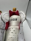 Nike Shoes Youth 2.5 Boys Air Jordan Retro Cardinal Basketball Sneakers White — photo 4