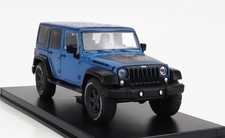 GREENLIGHT 1:43 Jeep Wrangler Unlimited Black Bear 2016 Blue