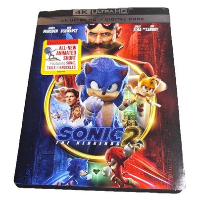 Sonic the Hedgehog 2 4K UHD Blu-ray Movie Jim Carrey Family Adventure Film