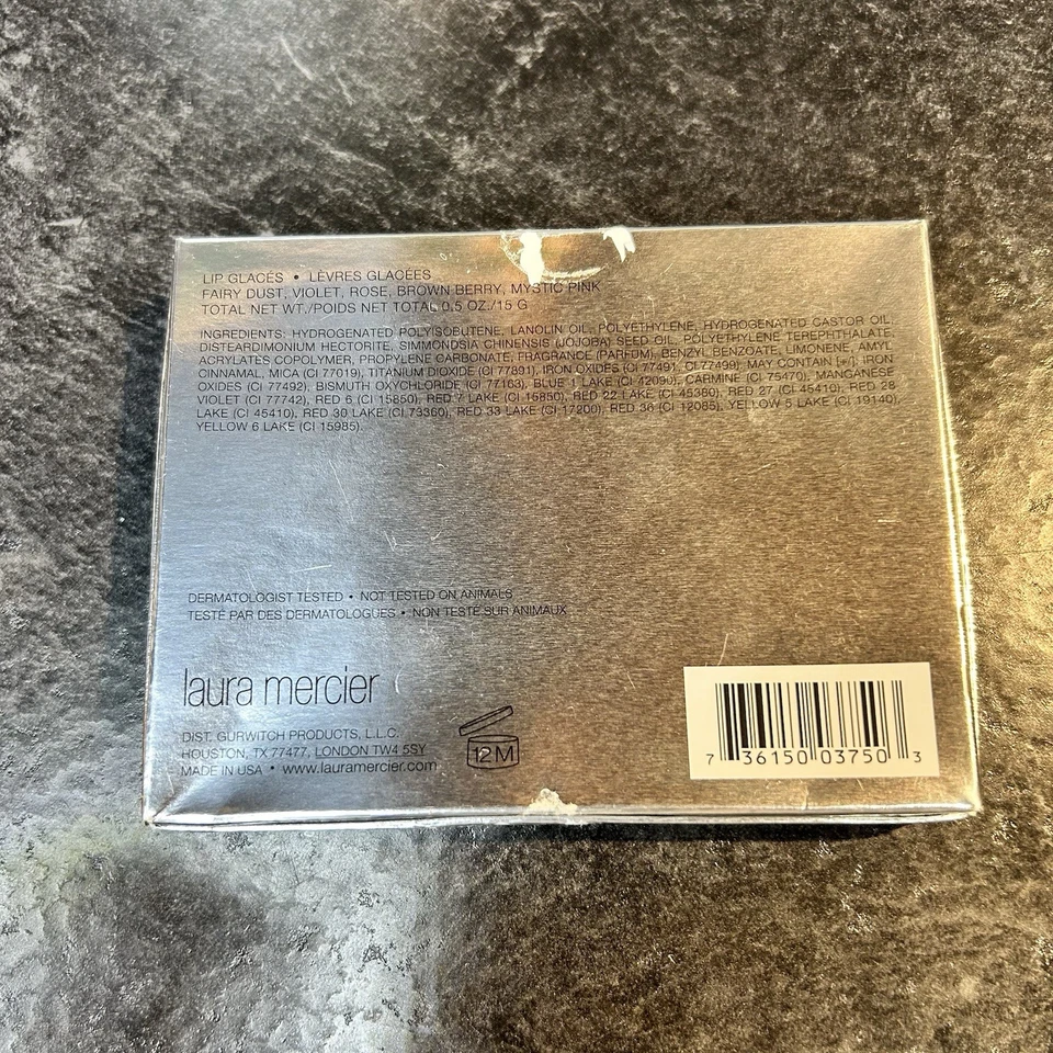 NUEVO Laura Mercier 5 Piezas Brillo Mini Lip Glace Set Colección Vintage Foto 4 de 4