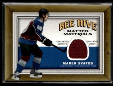 2006-07 Upper Deck Beehive Matted Materials Marek Svatos Colorado Avalanche
