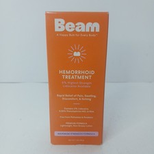 BEAM Maximum Strength Lightweight Non-Sticky Non-Greasy Hemorrhoid Cream NIB