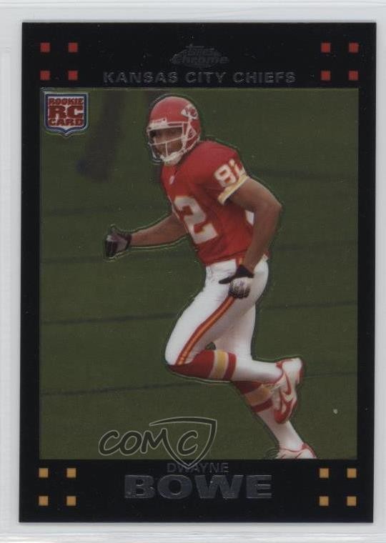 2007 Topps Chrome Dwayne Bowe #TC203 0d08
