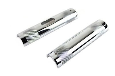 1-1/4 inch Handlebar Riser Adapter Sleeve Spacer Set Chrome for Harley-Davidson